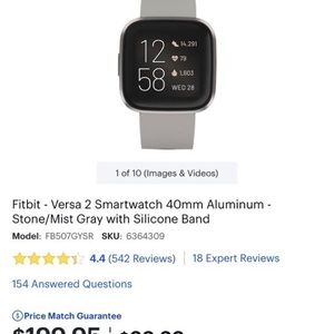 FITBIT VERSA 2 w/ ALEXA BUILT IN!